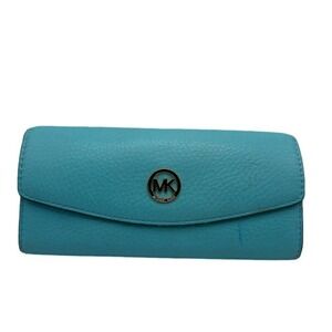 MICHAEL KORS Aqua / Blue Wallet